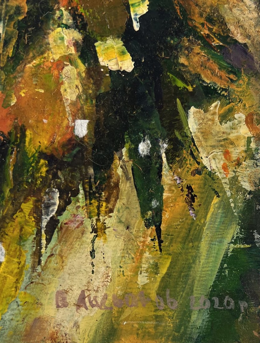 Oil painting Fragrant yellow flowers Vadim Aksenov - 8