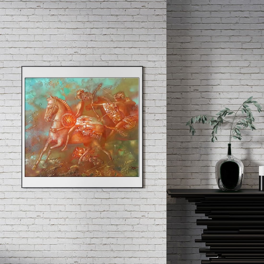 Abstract oil painting Amazons Anatoly Borisovich Tarabanov - 2