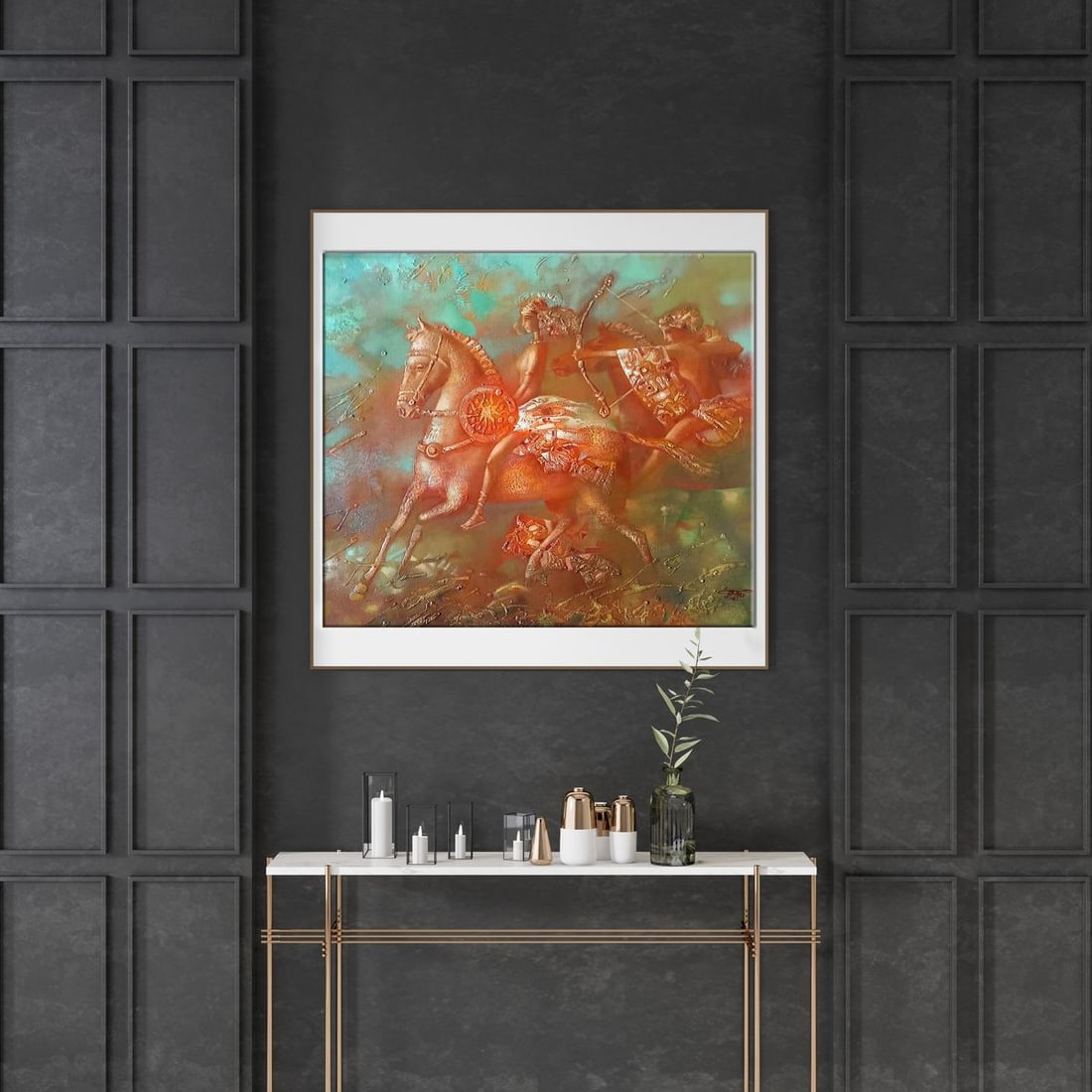 Abstract oil painting Amazons Anatoly Borisovich Tarabanov - 3