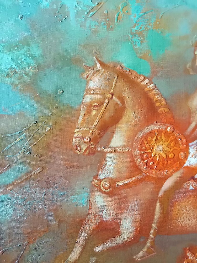 Abstract oil painting Amazons Anatoly Borisovich Tarabanov - 8