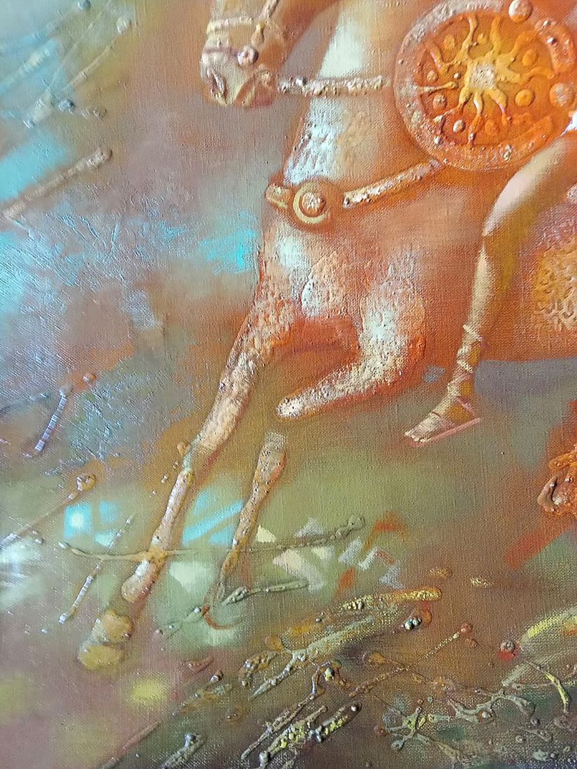 Abstract oil painting Amazons Anatoly Borisovich Tarabanov - 9