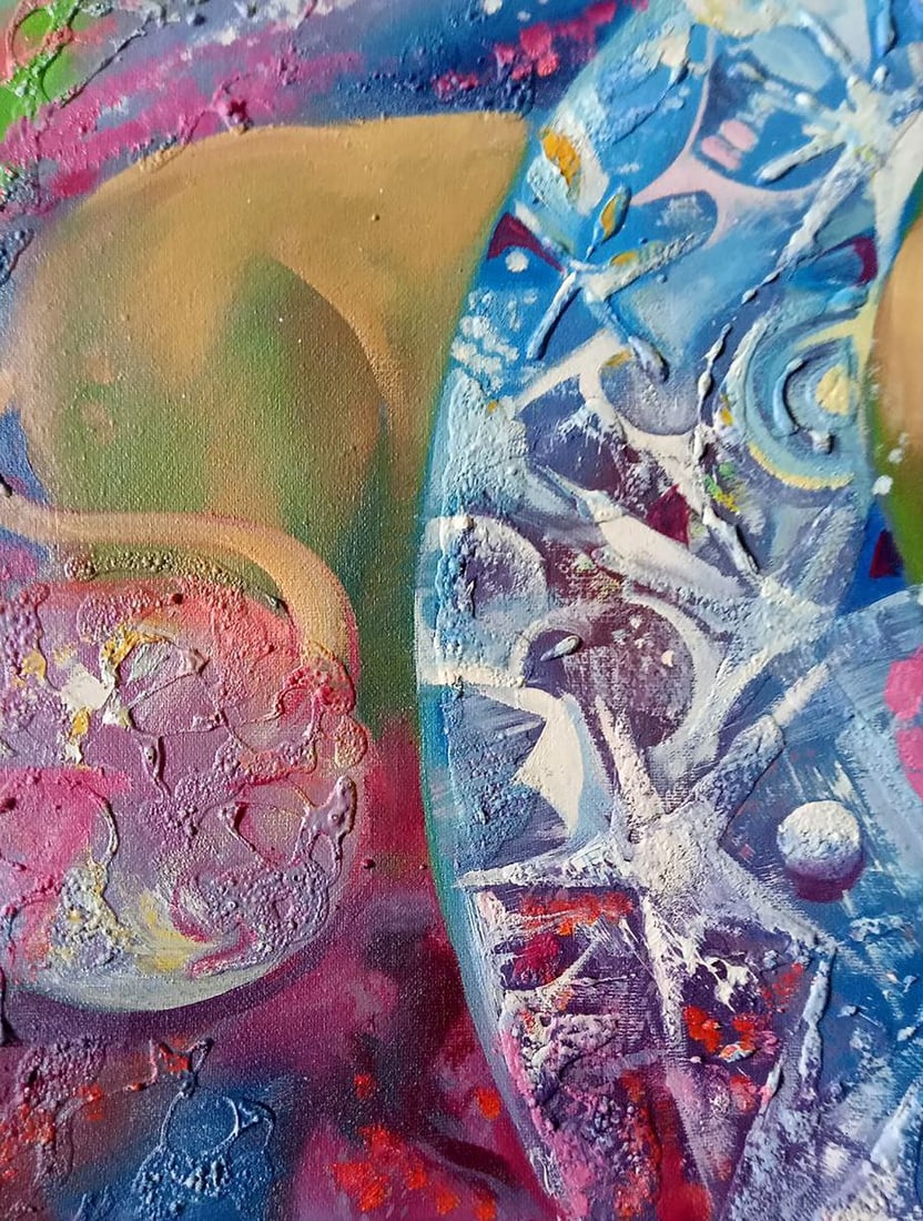 Abstract oil painting Zodiac sign Leo Anatoly Borisovich Tarabanov - 5