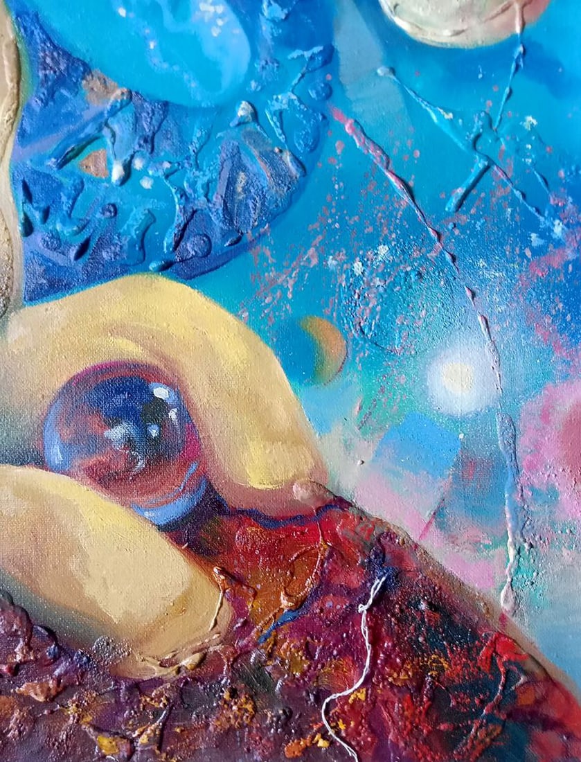 Abstract oil painting Zodiac sign Leo Anatoly Borisovich Tarabanov - 8