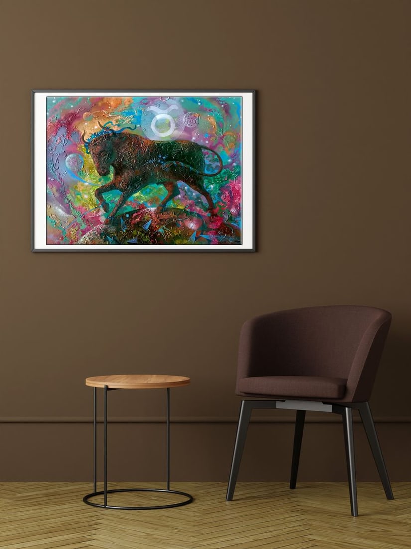 Abstract oil painting Taurus Anatoly Borisovich Tarabanov - 2