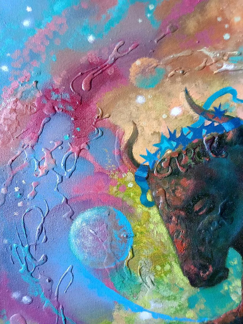 Abstract oil painting Taurus Anatoly Borisovich Tarabanov - 4