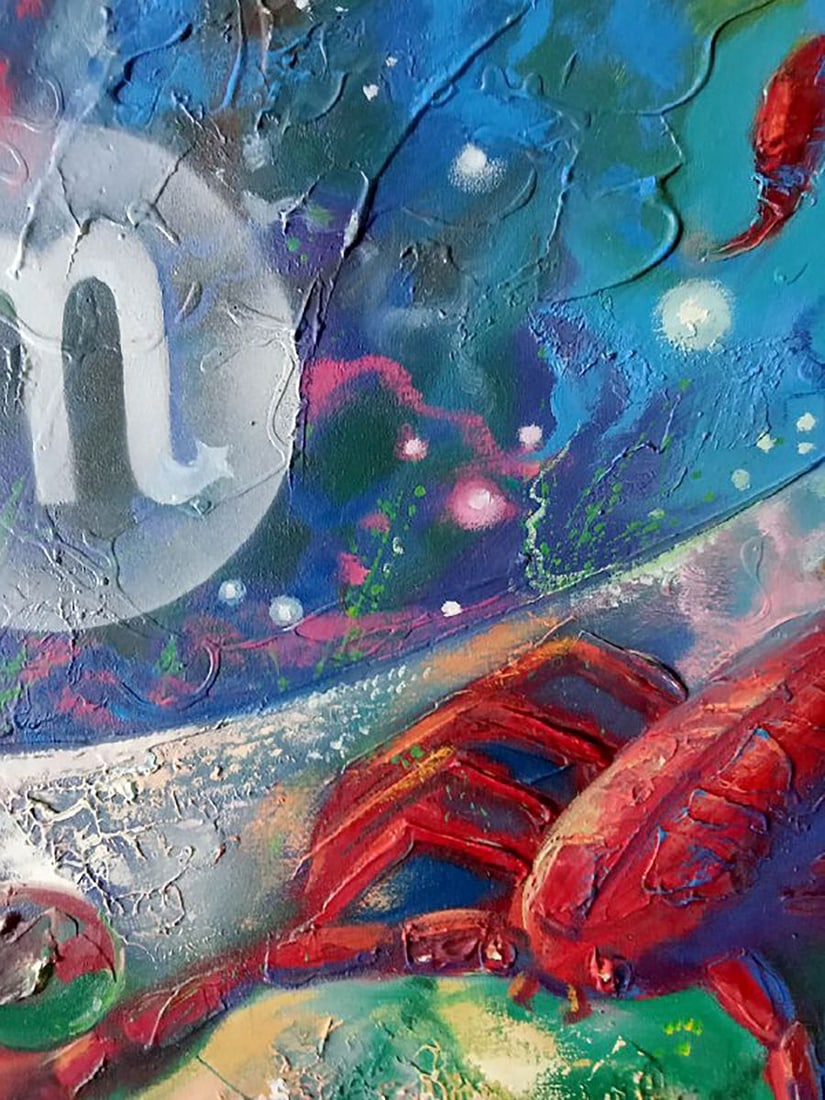 Abstract oil painting Scorpion Anatoly Borisovich Tarabanov - 5