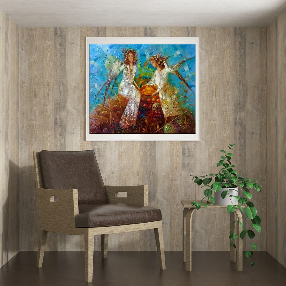 Abstract oil painting Autumn gold Anatoly Borisovich Tarabanov - 3