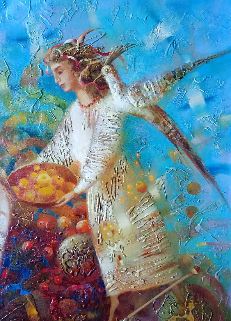 Abstract oil painting Autumn gold Anatoly Borisovich Tarabanov - 6