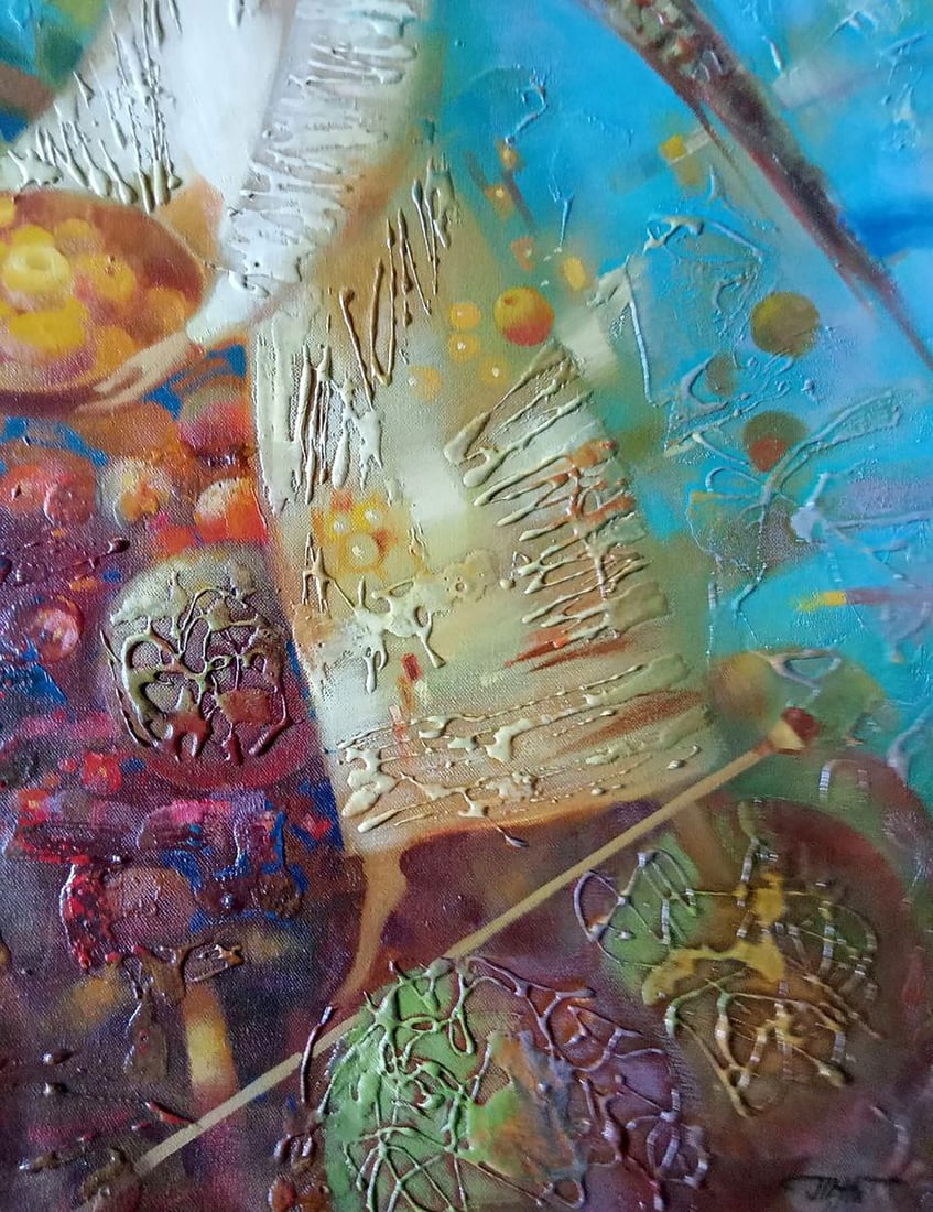 Abstract oil painting Autumn gold Anatoly Borisovich Tarabanov - 7