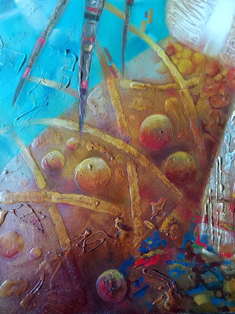 Abstract oil painting Autumn gold Anatoly Borisovich Tarabanov - 8