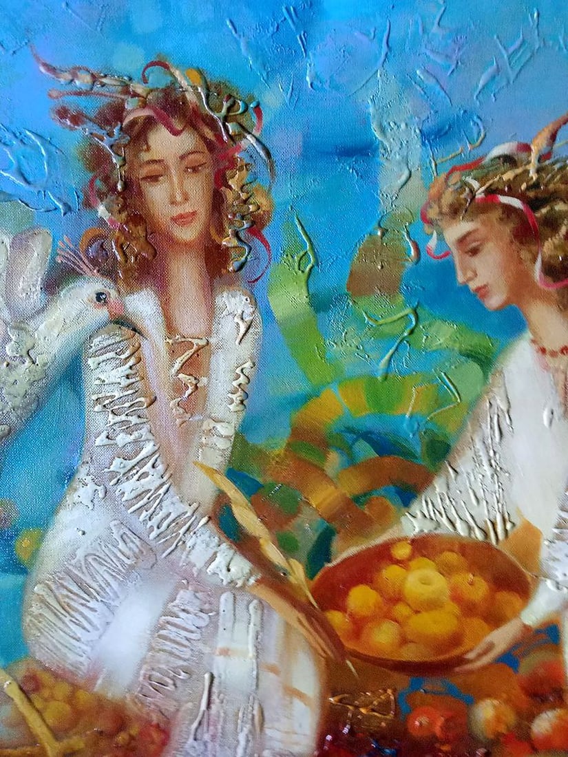 Abstract oil painting Autumn gold Anatoly Borisovich Tarabanov - 9