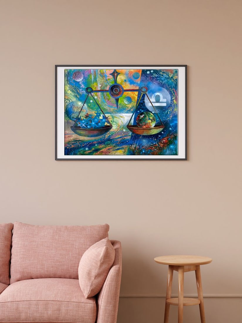 Abstract oil painting Scales Anatoly Borisovich Tarabanov - 2