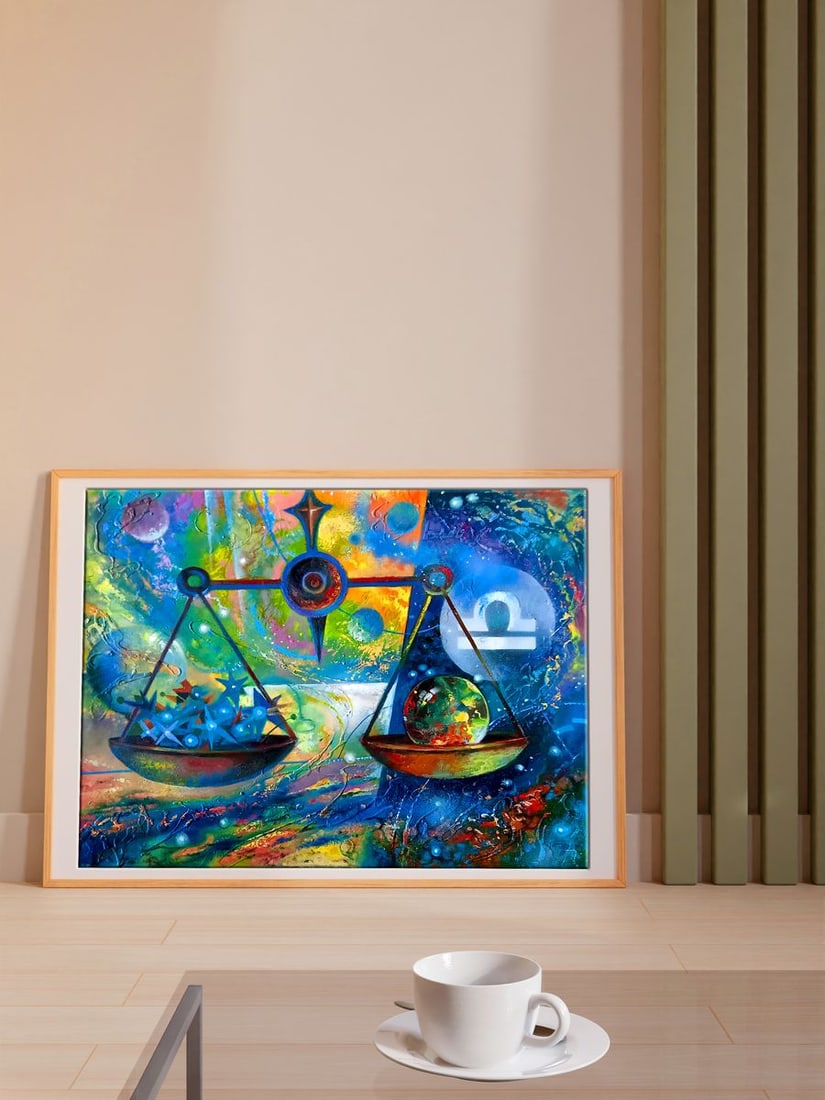 Abstract oil painting Scales Anatoly Borisovich Tarabanov - 3