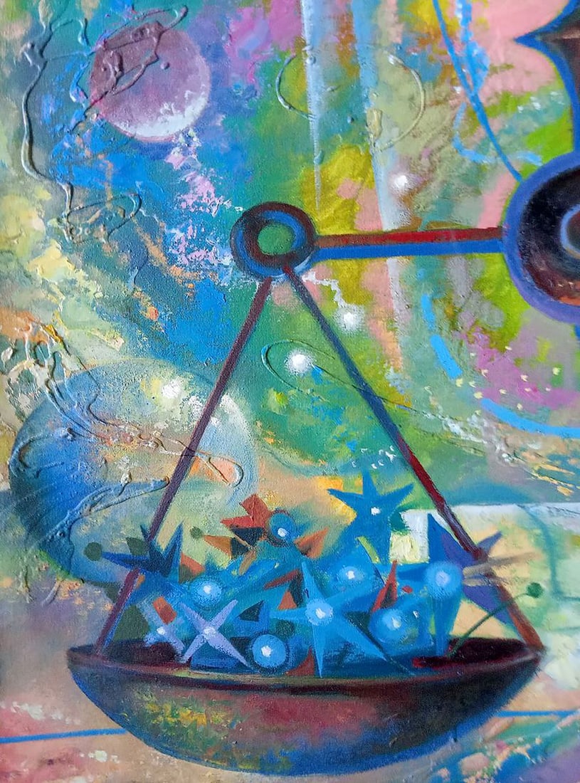 Abstract oil painting Scales Anatoly Borisovich Tarabanov - 5