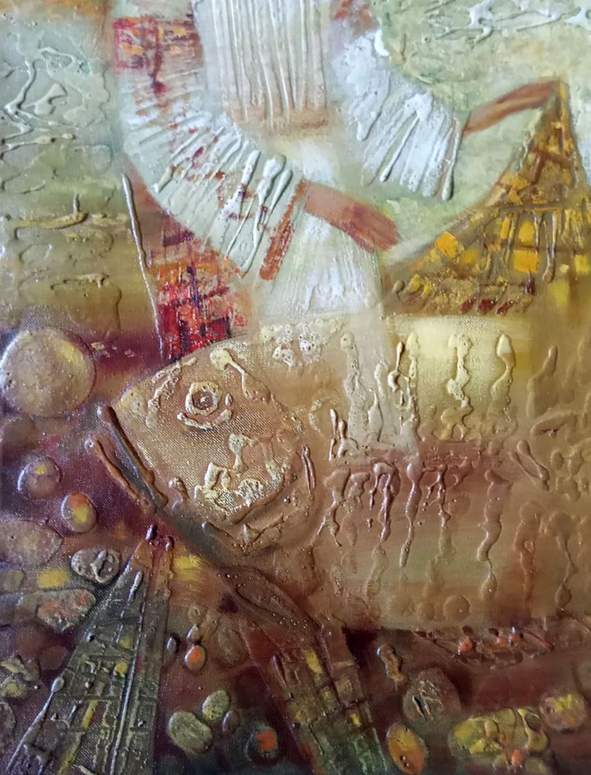 Abstract oil painting Big fish Anatoly Borisovich Tarabanov - 7