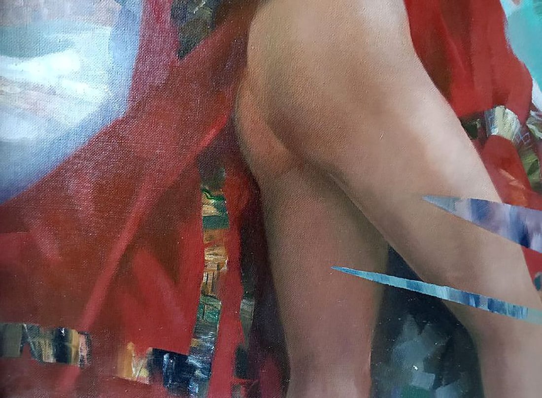 Abstract oil painting Figure Anatoly Borisovich Tarabanov - 5