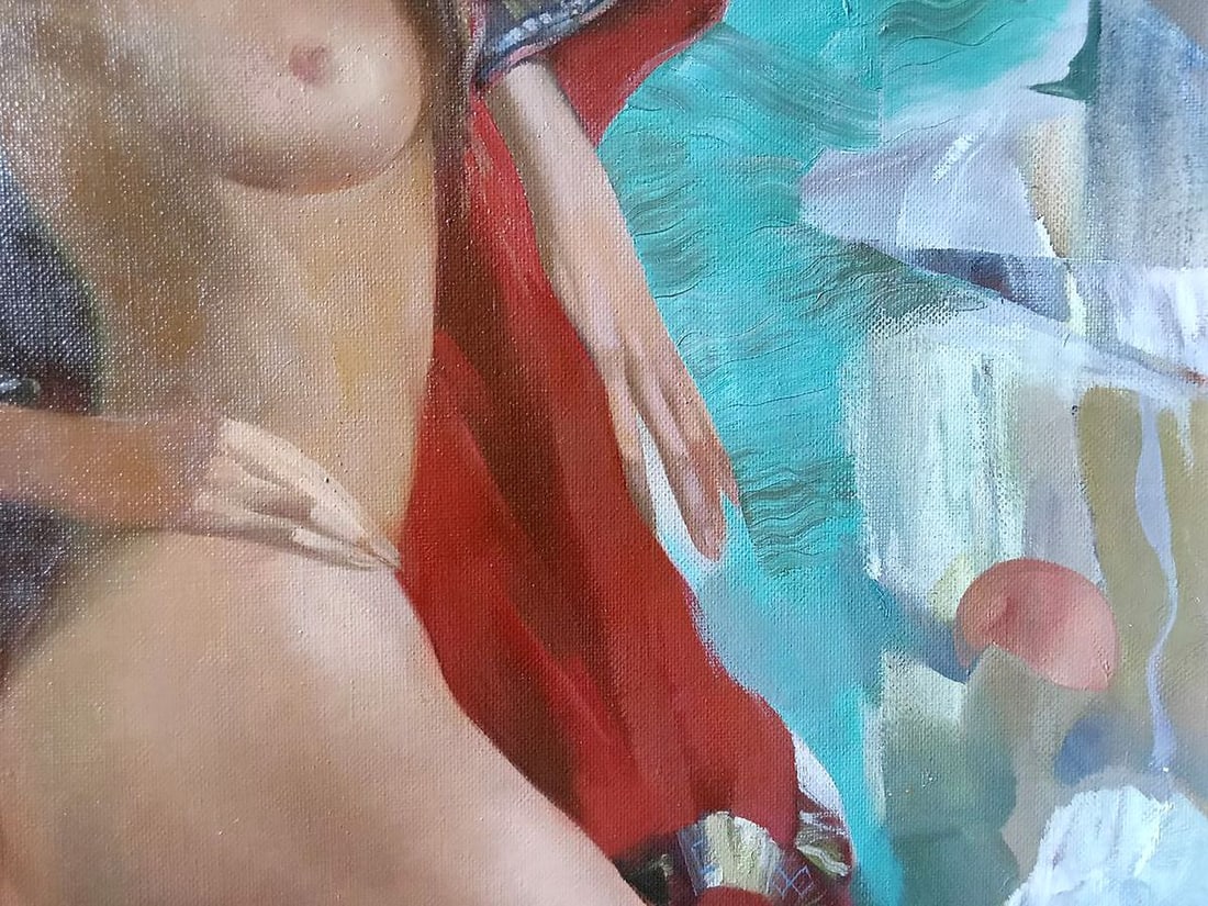 Abstract oil painting Figure Anatoly Borisovich Tarabanov - 8