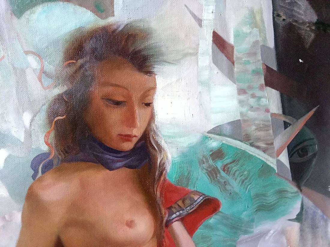 Abstract oil painting Figure Anatoly Borisovich Tarabanov - 9