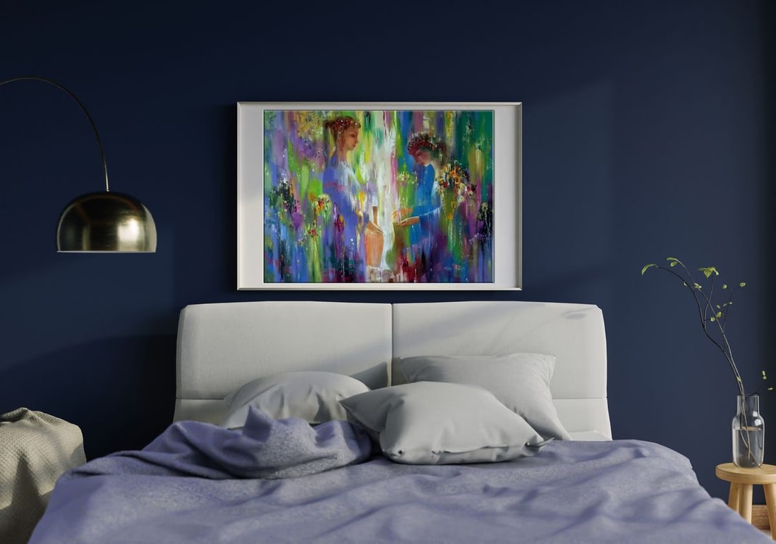 Abstract oil painting Source Anatoly Borisovich Tarabanov - 2