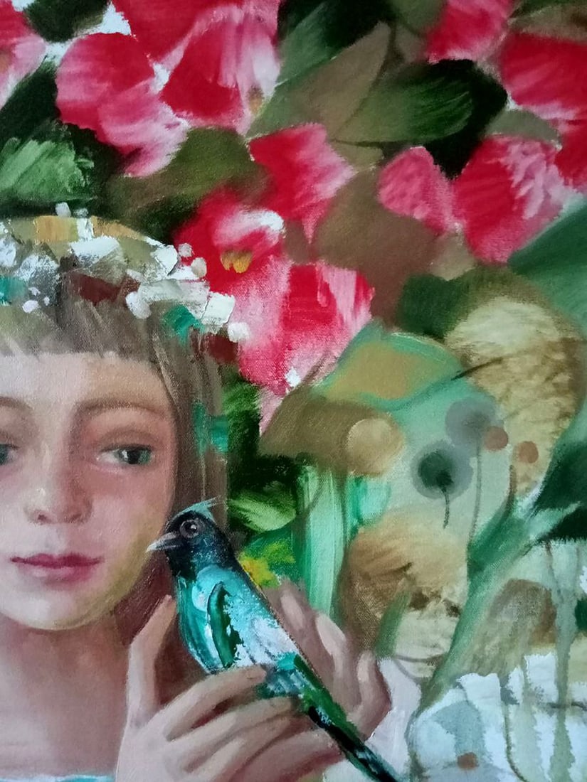 Abstract oil painting Small bird Anatoly Borisovich Tarabanov - 4