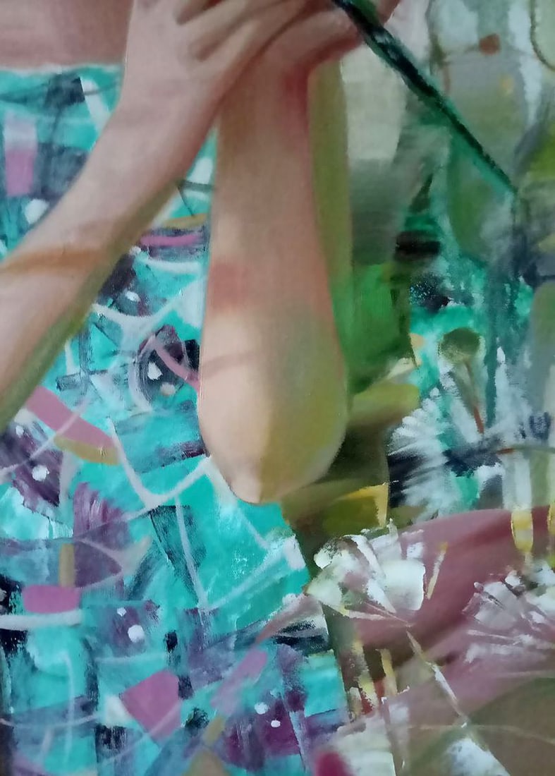 Abstract oil painting Small bird Anatoly Borisovich Tarabanov - 5