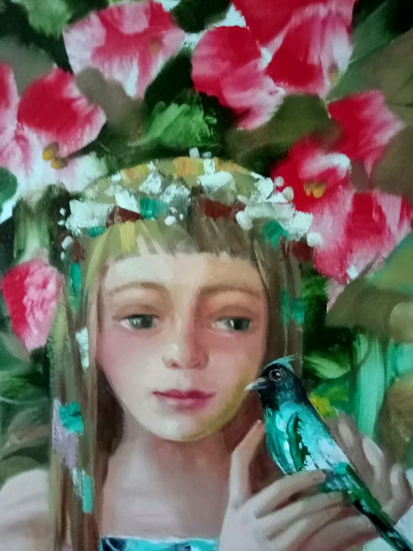 Abstract oil painting Small bird Anatoly Borisovich Tarabanov - 7