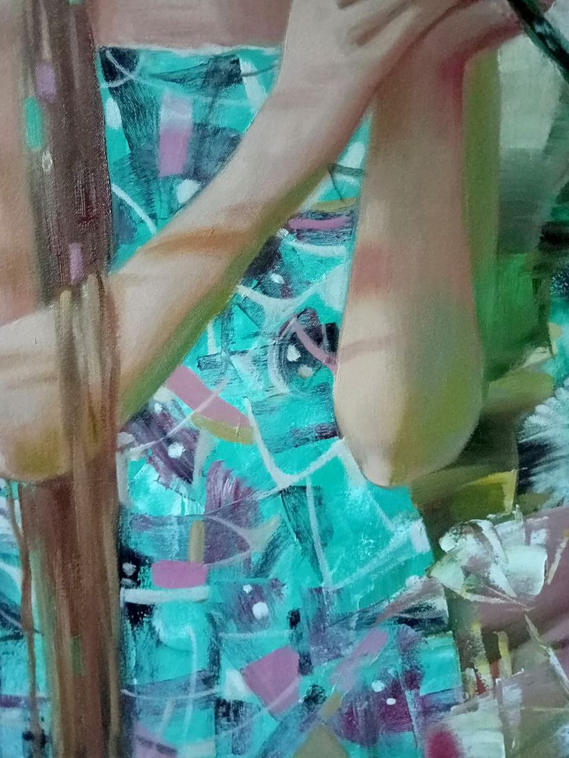 Abstract oil painting Small bird Anatoly Borisovich Tarabanov - 9