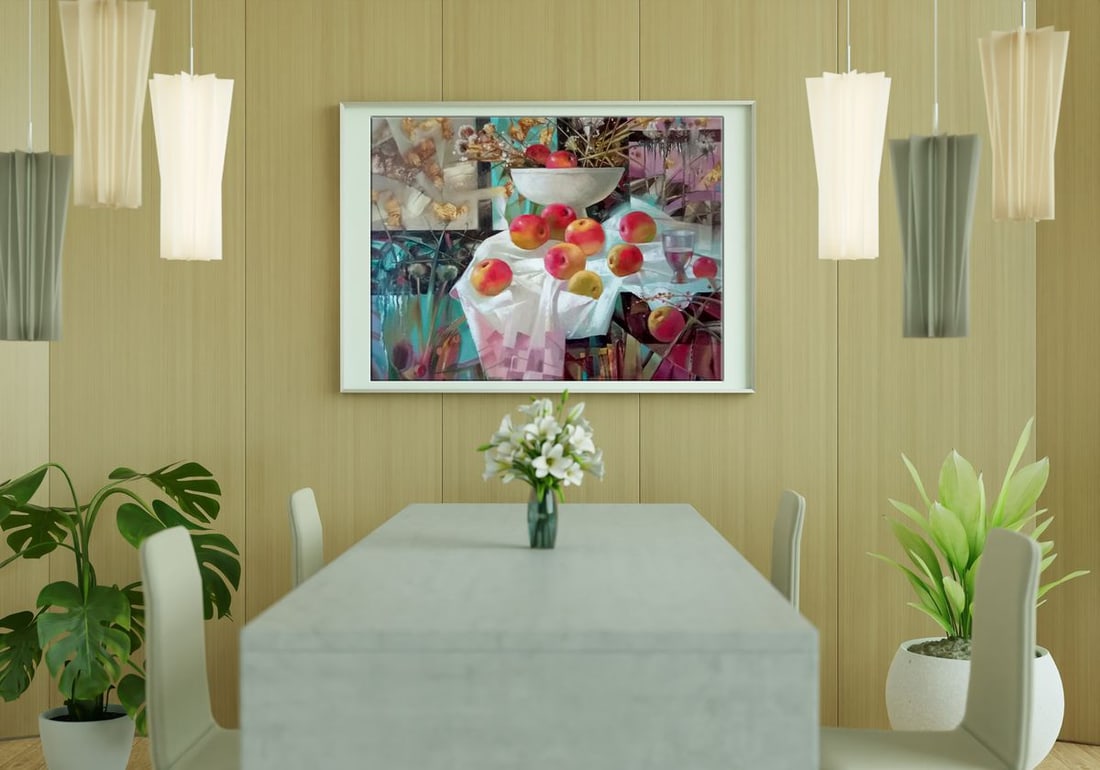 Abstract oil painting Apples Anatoly Borisovich Tarabanov - 2