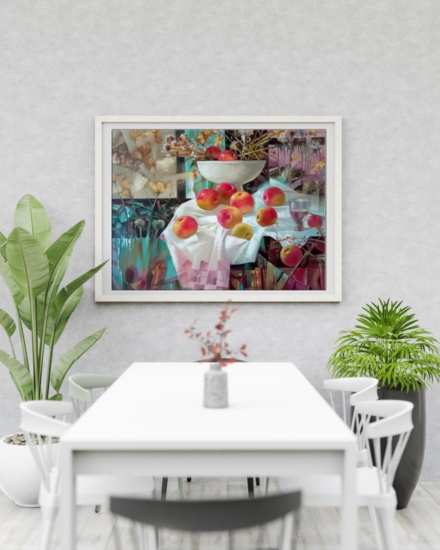 Abstract oil painting Apples Anatoly Borisovich Tarabanov - 3