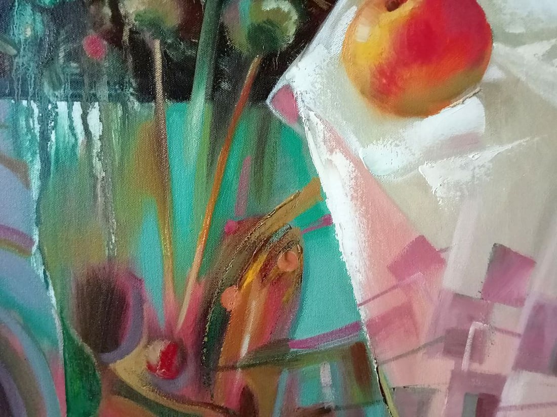 Abstract oil painting Apples Anatoly Borisovich Tarabanov - 5