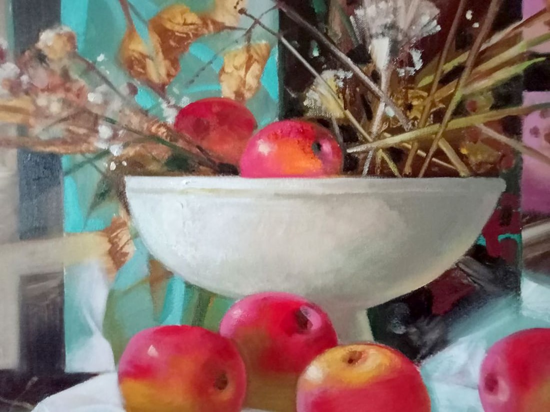 Abstract oil painting Apples Anatoly Borisovich Tarabanov - 6