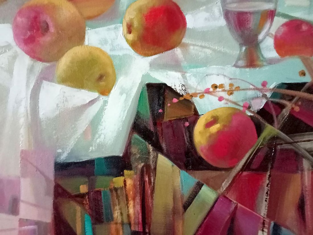 Abstract oil painting Apples Anatoly Borisovich Tarabanov - 9