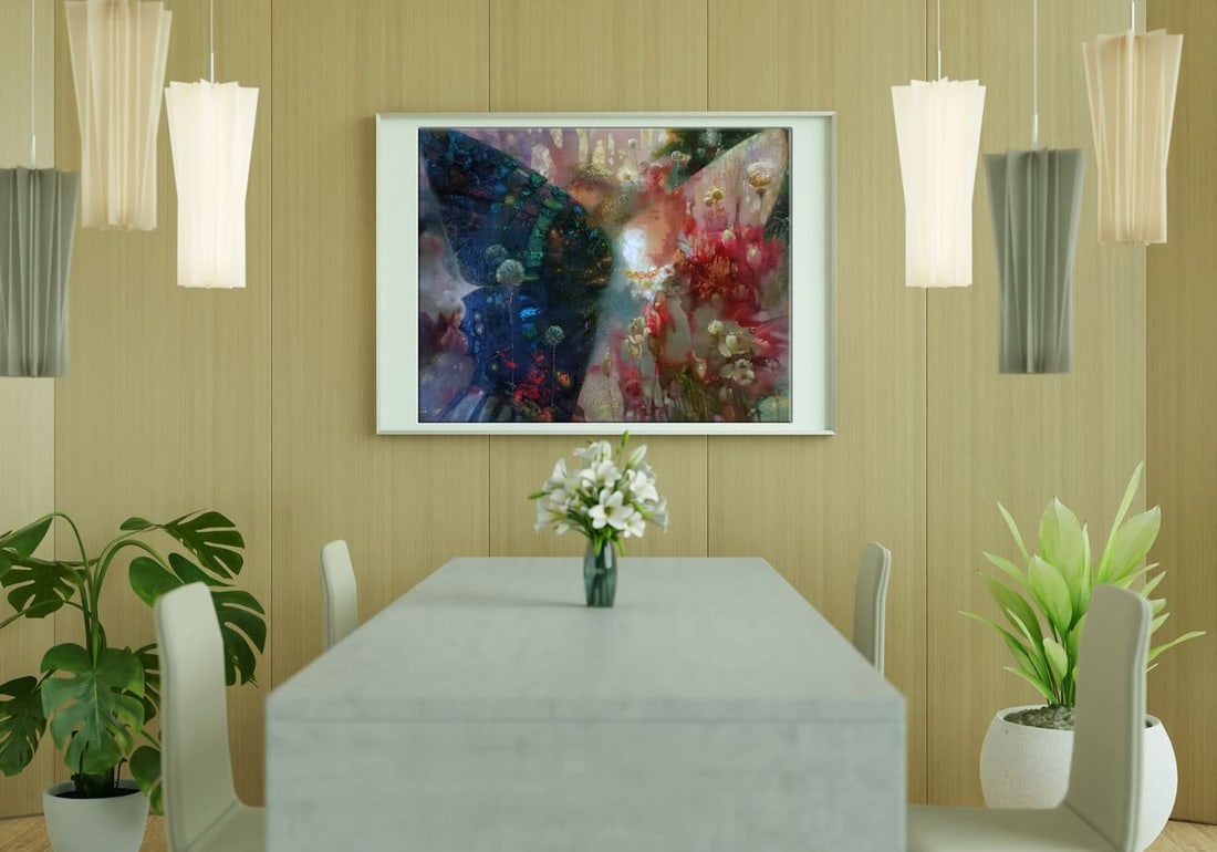 Abstract oil painting Forest beauty Anatoly Borisovich Tarabanov - 3