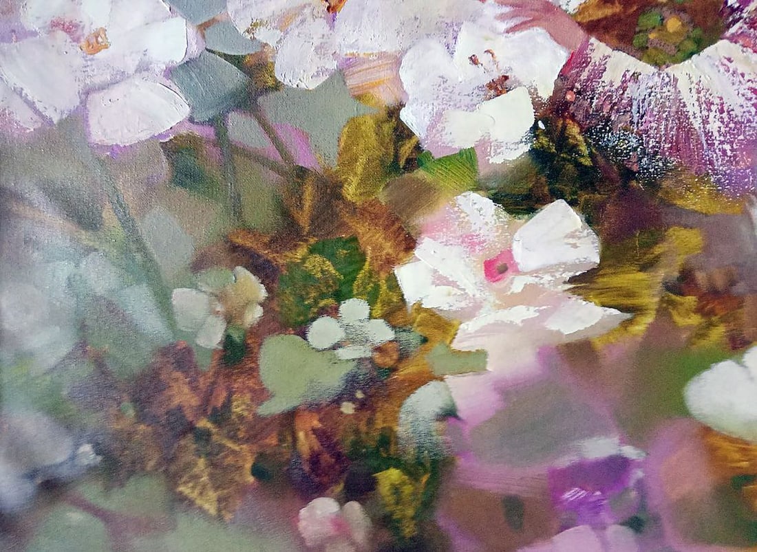 Abstract oil painting Flowers Anatoly Borisovich Tarabanov - 5