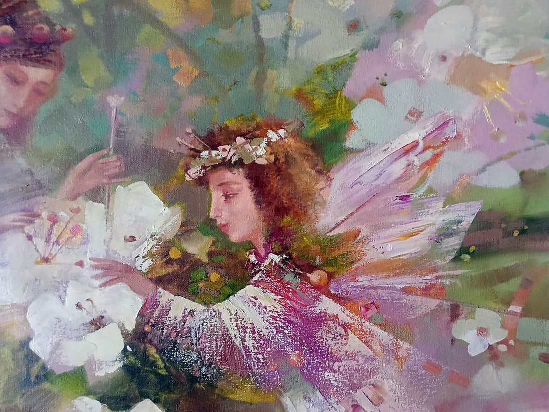 Abstract oil painting Flowers Anatoly Borisovich Tarabanov - 6