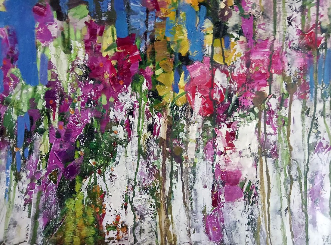 Abstract oil painting White dream Anatoly Borisovich Tarabanov - 4