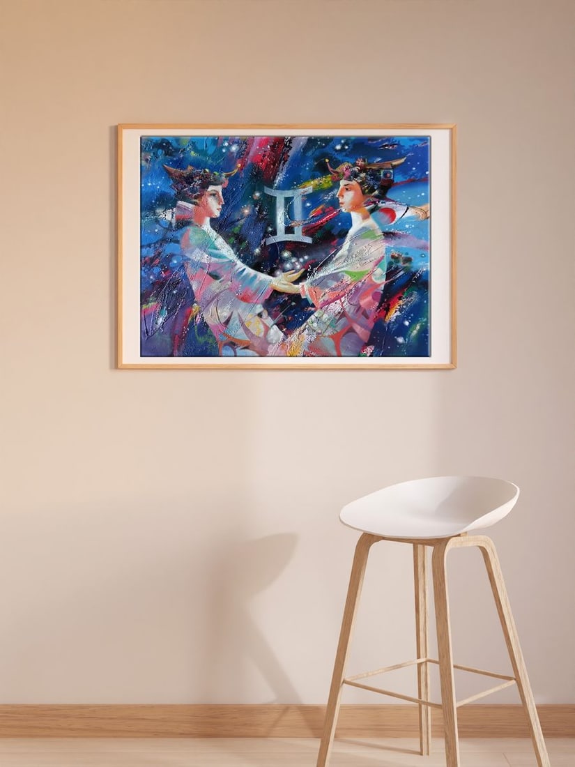 Abstract oil painting Gemini Anatoly Borisovich Tarabanov - 3