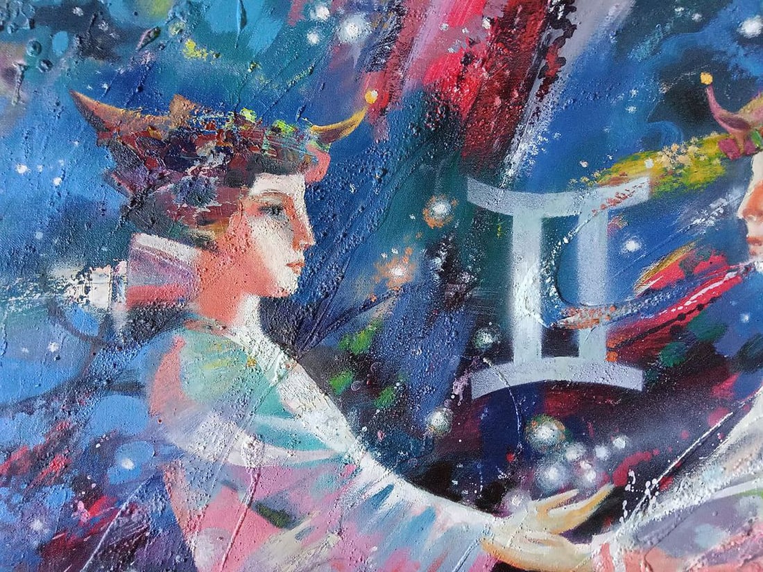 Abstract oil painting Gemini Anatoly Borisovich Tarabanov - 4