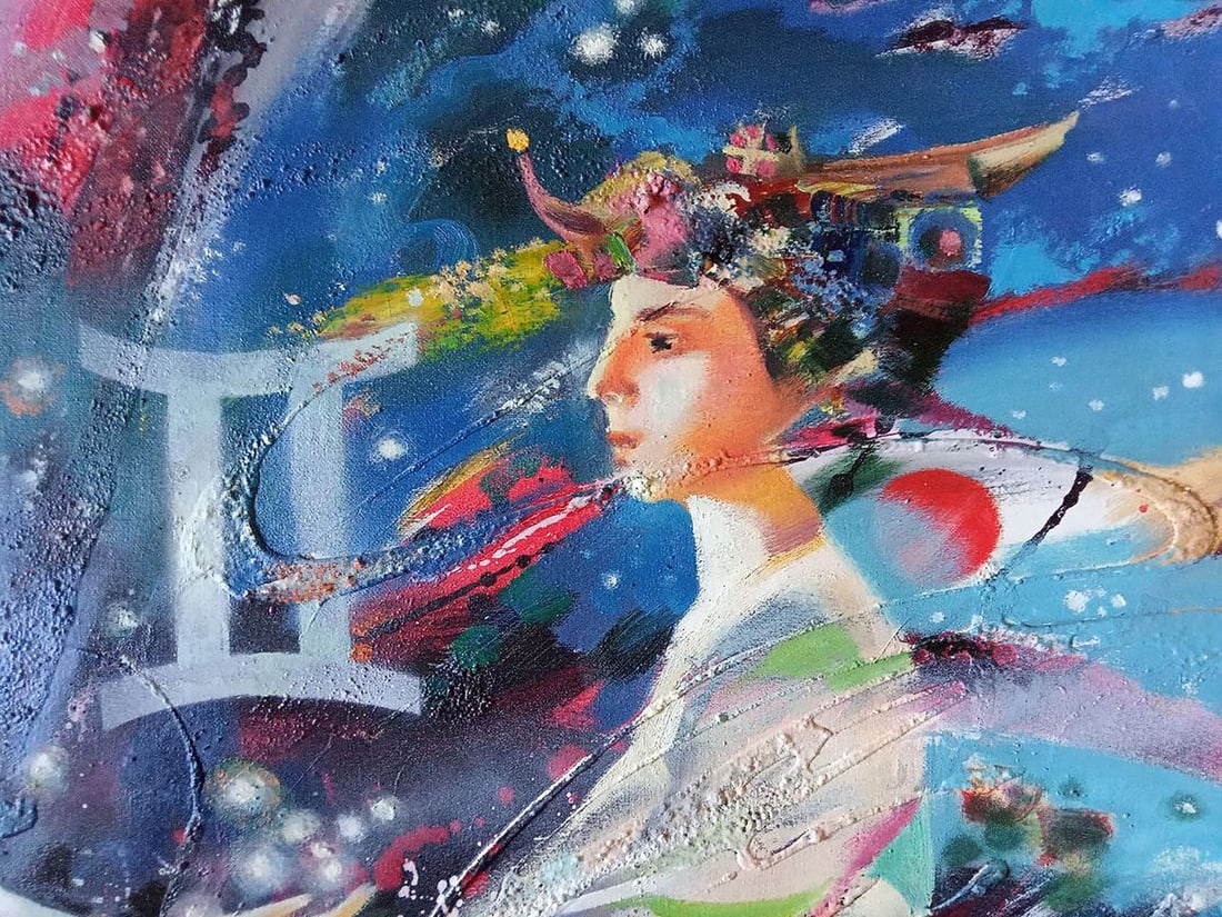 Abstract oil painting Gemini Anatoly Borisovich Tarabanov - 7