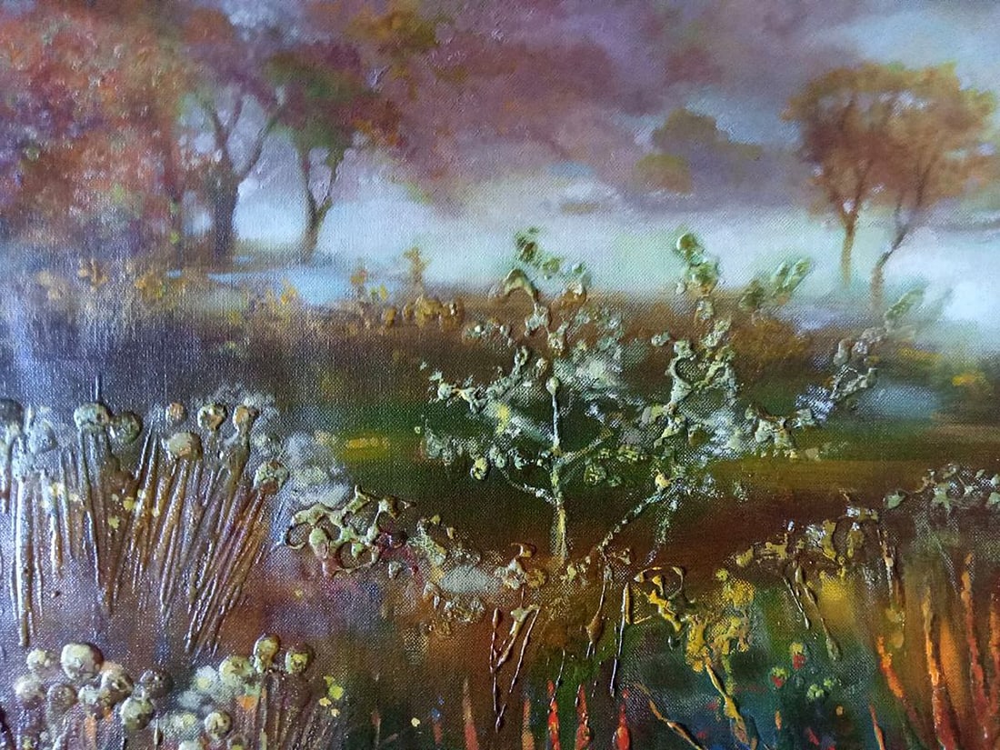 Abstract oil painting Autumn landscape Anatoly Borisovich Tarabanov - 6