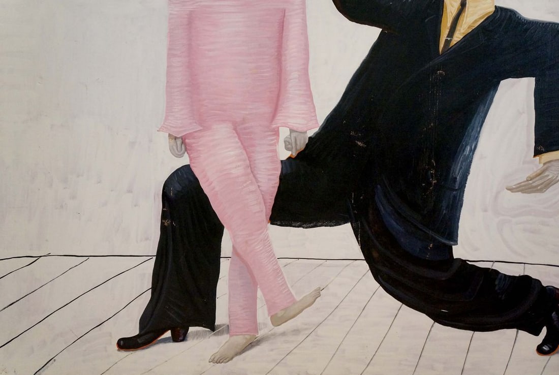 Abstract oil painting Dance Gipper Puper - 2