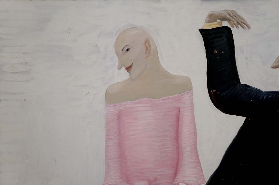 Abstract oil painting Dance Gipper Puper - 3