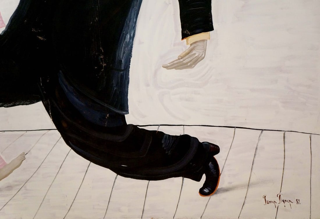 Abstract oil painting Dance Gipper Puper - 5