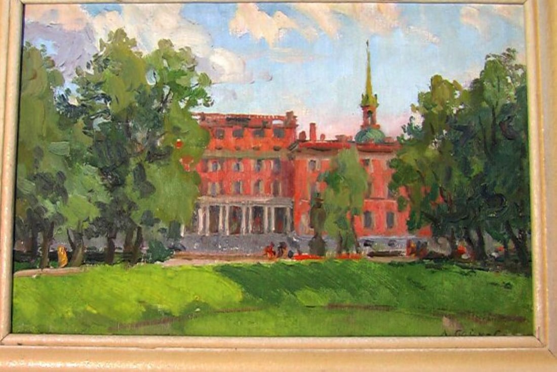 Oil painting Mother's portrait Lerman Zoya - 2