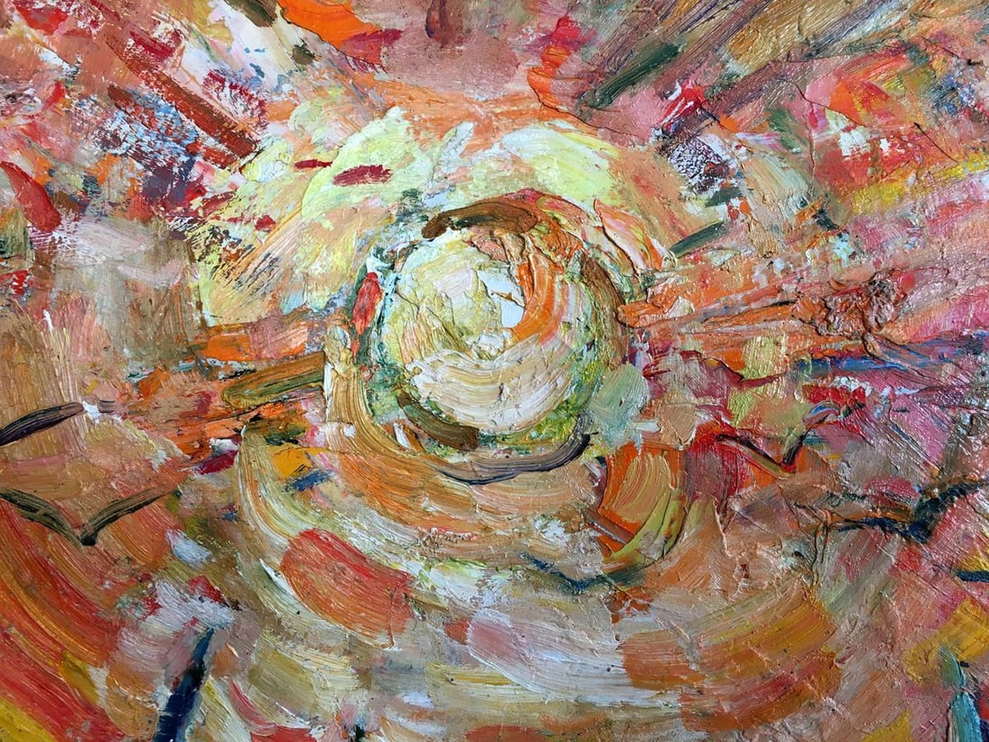 Glushchenko Nikolay Petrovich Oil painting The sun - 2