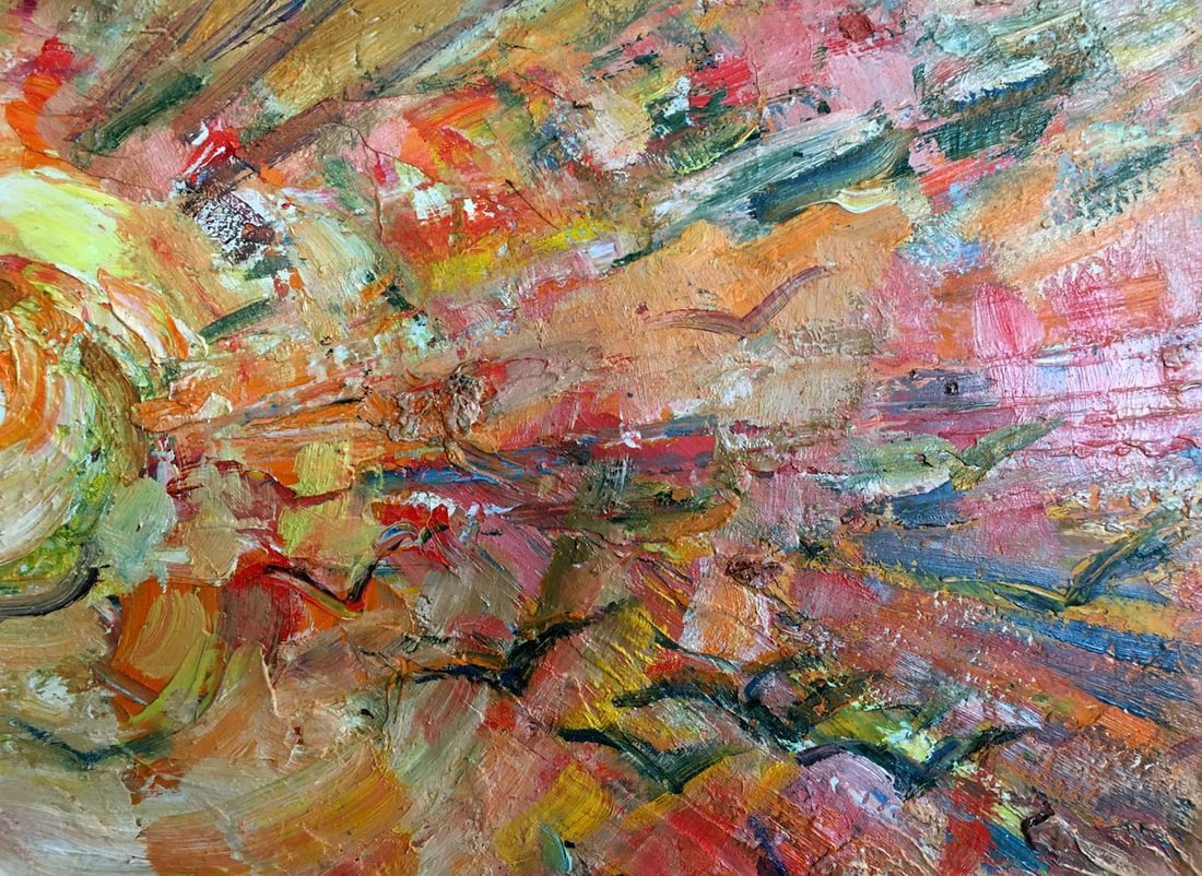 Glushchenko Nikolay Petrovich Oil painting The sun - 4