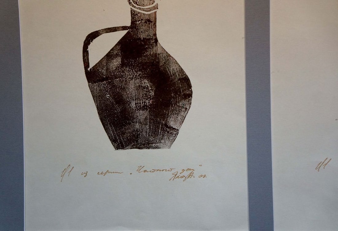 Abstract painting Vases Albina Yaloz - 2