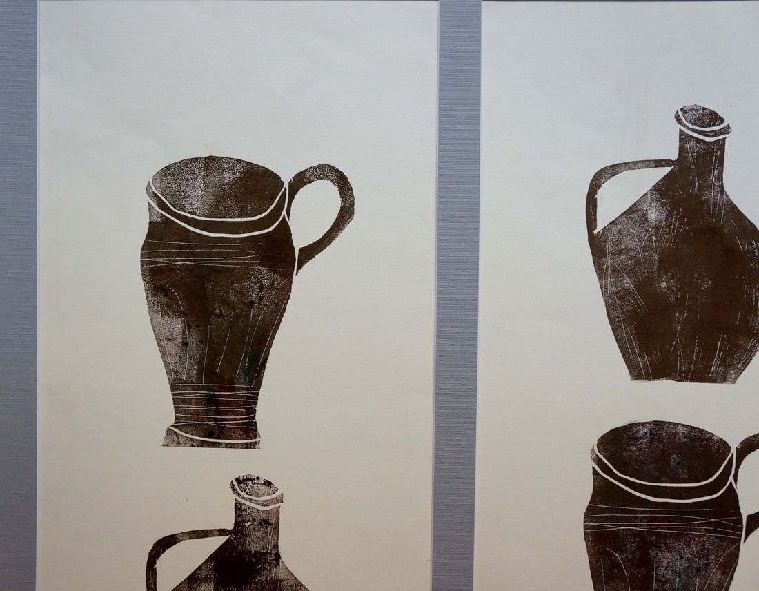 Abstract painting Vases Albina Yaloz - 3