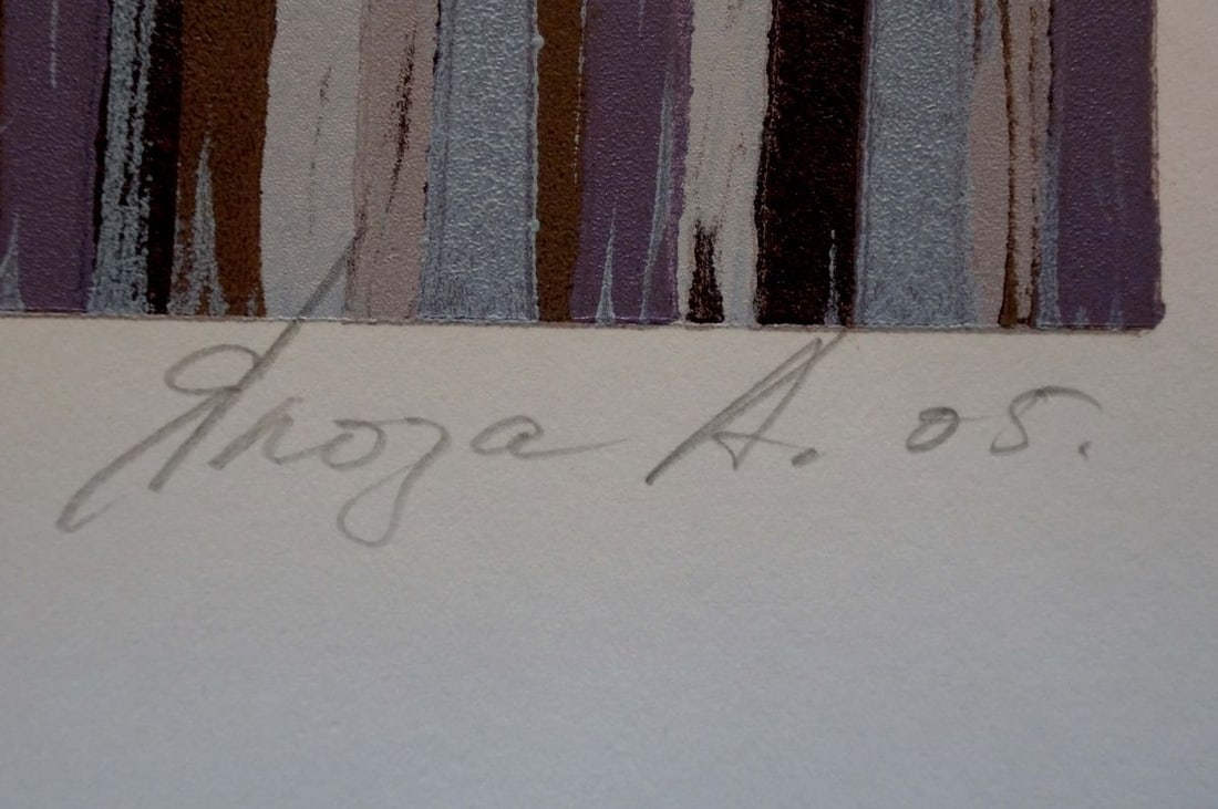 Abstract painting Portrait of a woman Albina Yaloz - 6