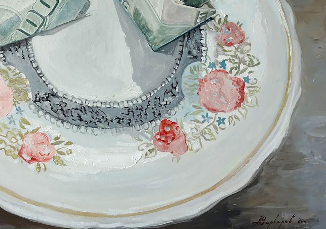 Oil painting Saucer Varvarov Anatoly Viktorovich - 5